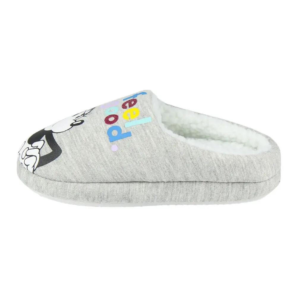 Zapatillas De Casa Minnie Mouse Niña Grises 3/3