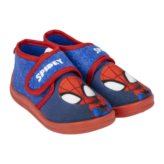 Zapatillas de Casa Media Bota Spidey Azules Niño