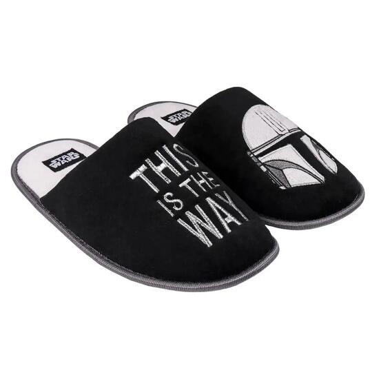 Zapatillas De Casa Star Wars The Mandalorian Hombre Negras