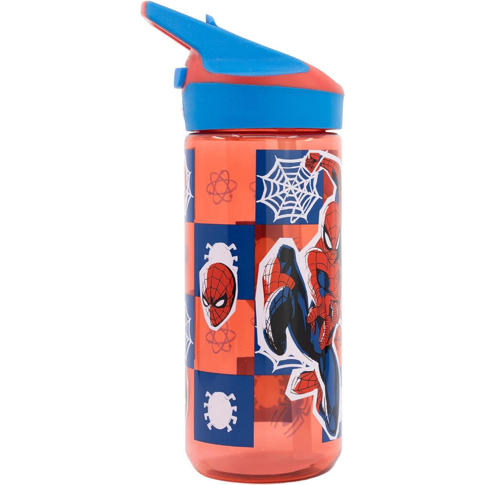 Botella De Plástico Tritan Premium Spiderman Comic 620 ML 2/3