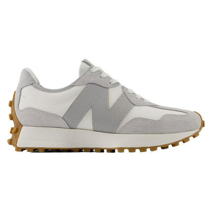 Zapatillas Grises y Blancas New Balance 327 con Estilo de los 70