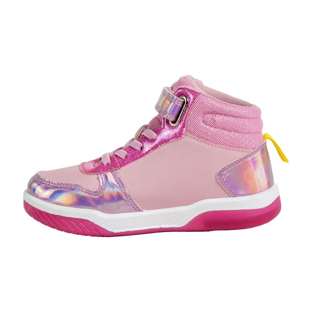 Zapatillas Deportivas Altas con Luces Suela PVC Barbie Niña 2/3