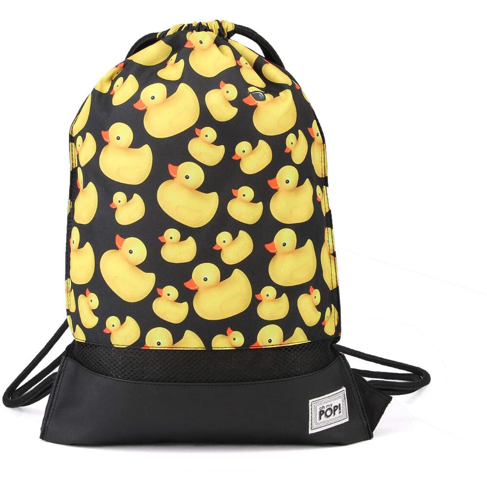 Gymsack - Deportiva - Unisex - Cordón bordado - Quak - Negro 2/3