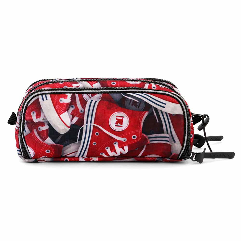 Estuche portatodo ProDG Tracks - Doble, bordado - Rojo 3/3