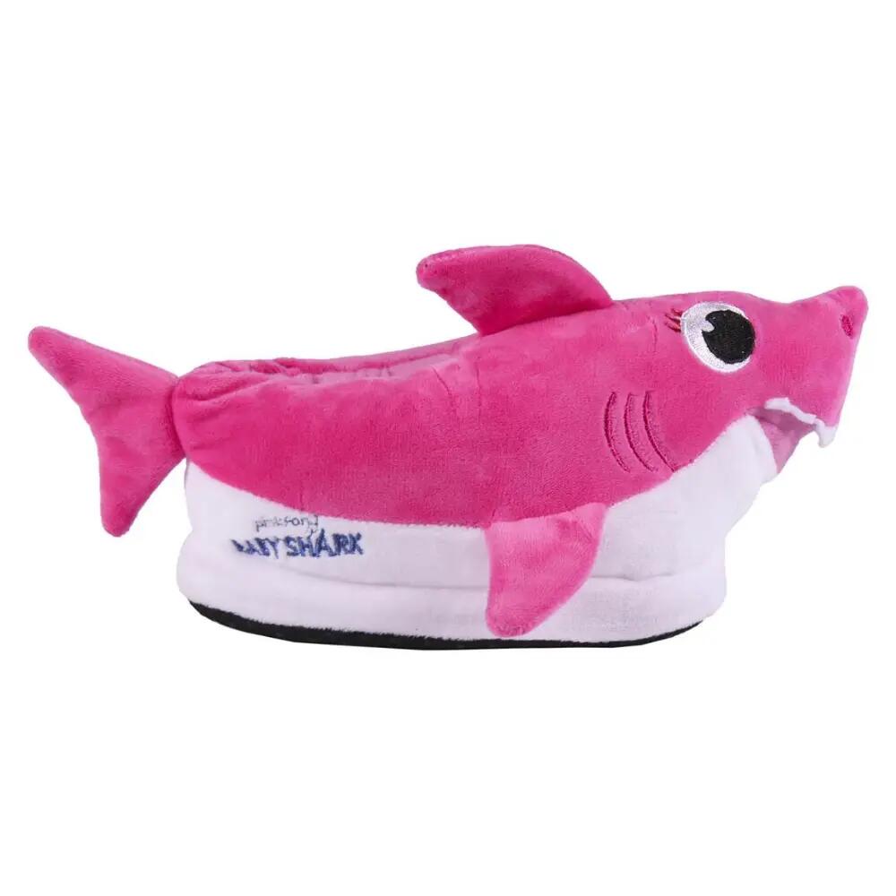 Zapatillas De Casa 3D Baby Shark Niña Rosas 2/3