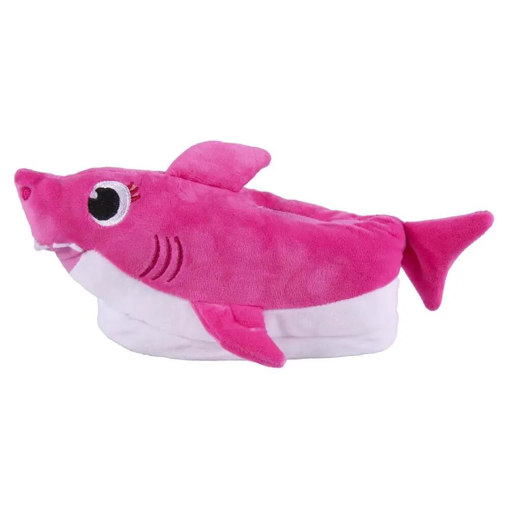 Zapatillas De Casa 3D Baby Shark Niña Rosas 3/3
