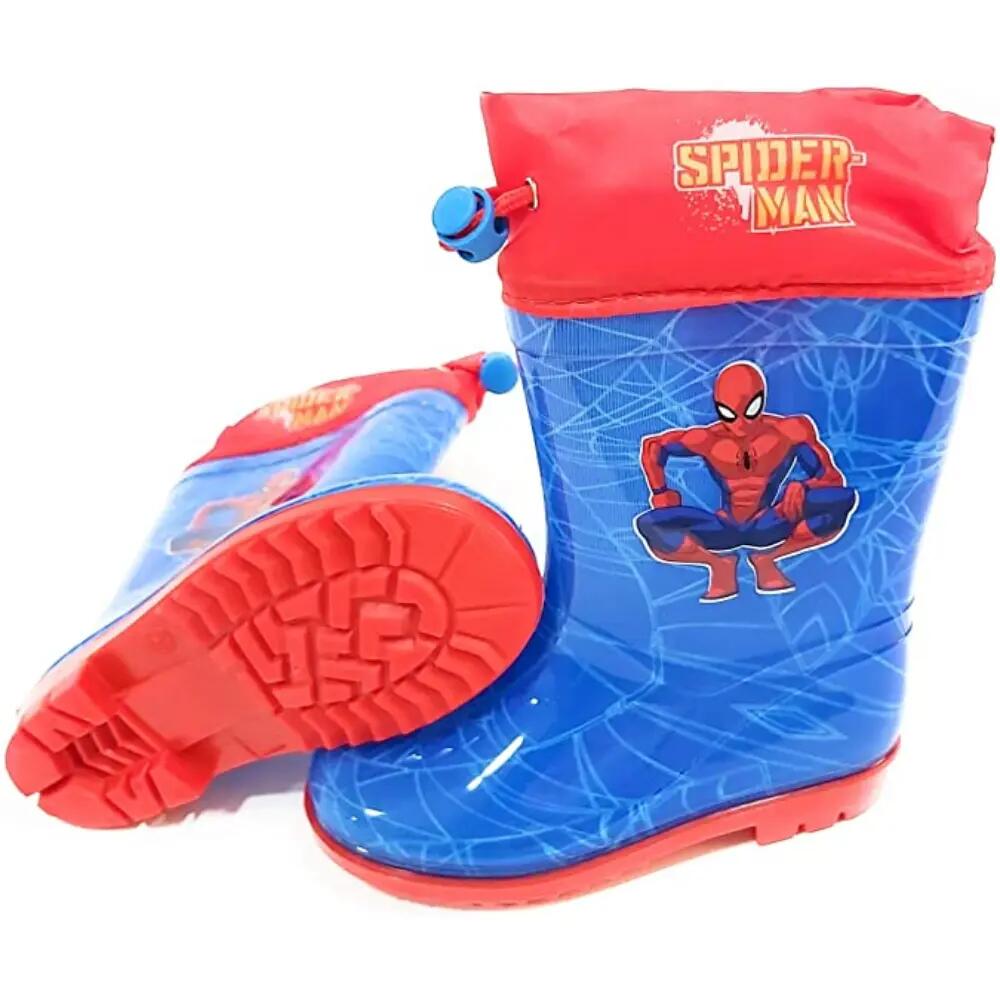 Botas De Agua Spiderman Azules 3/3