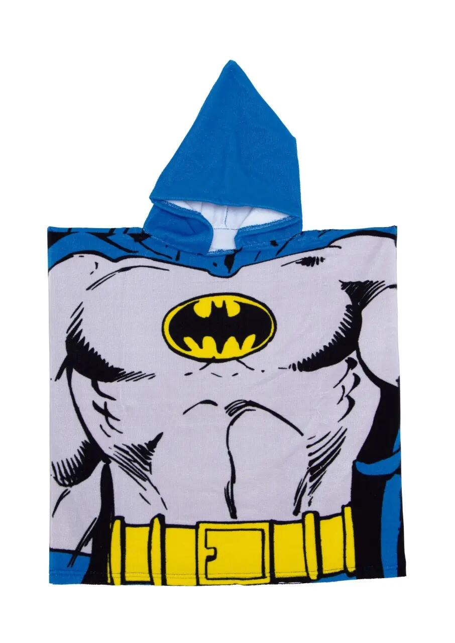 Prosop de plajă, Poncho, pentru copii, model Batman, 55x55 cm, Arditex 2/3