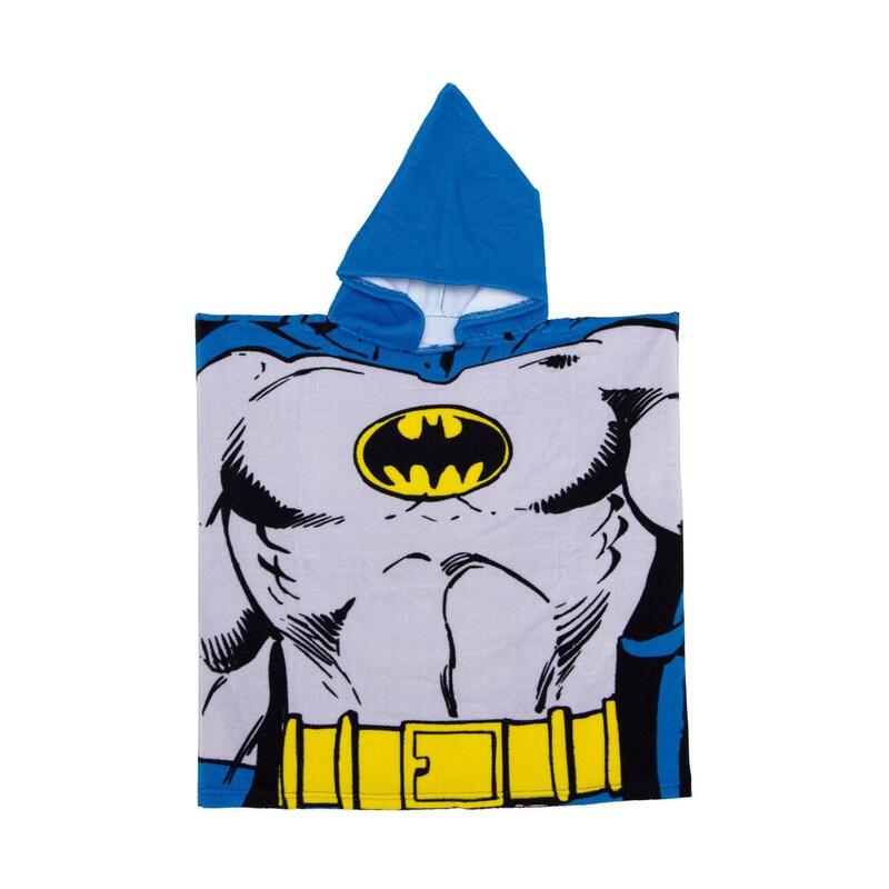 Prosop de plajă, Poncho, pentru copii, model Batman, 55x55 cm, Arditex