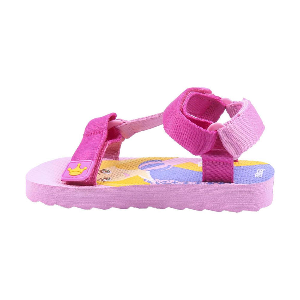 Sandalias Con Velcro Princesas Rosas Niña 2/3