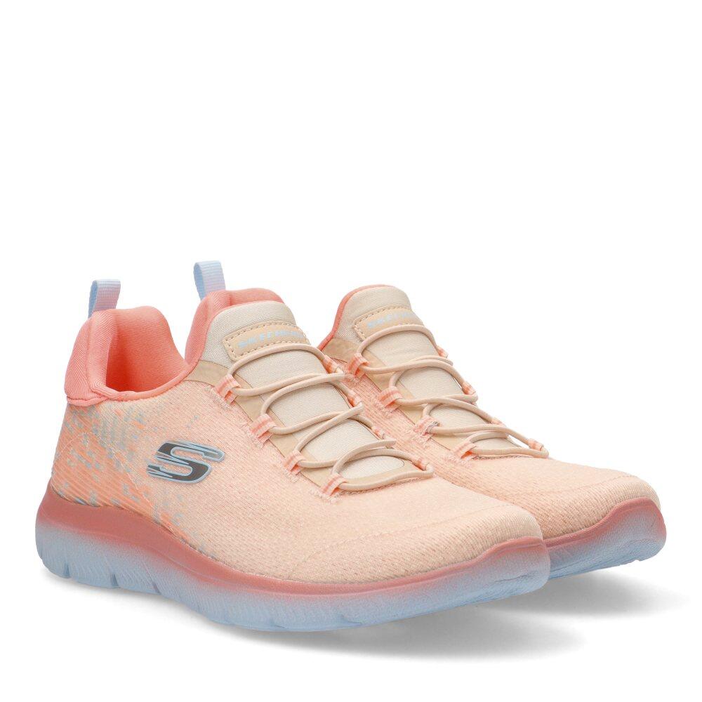 Deportivas Casual Mujer Suela Plana - Modelo 150269 Rosa 2/6