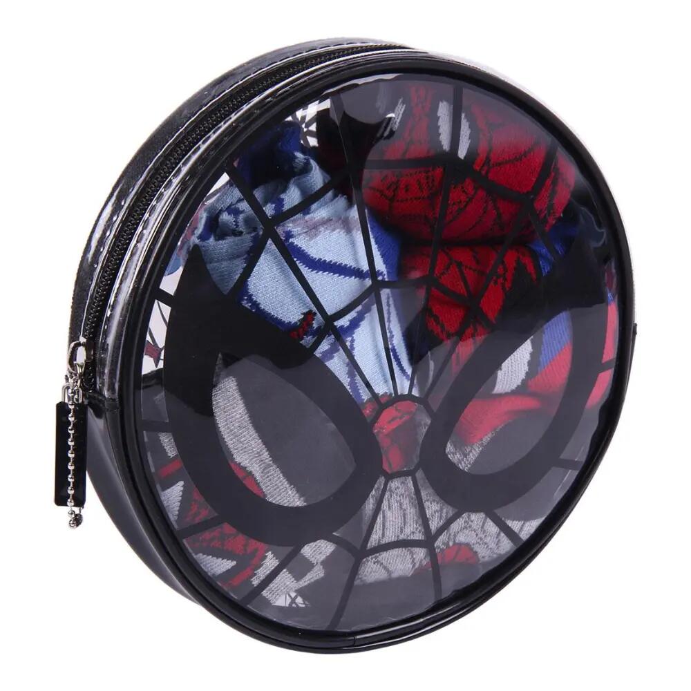 Pack 5 Calcetines Spiderman Con Neceser 2/3