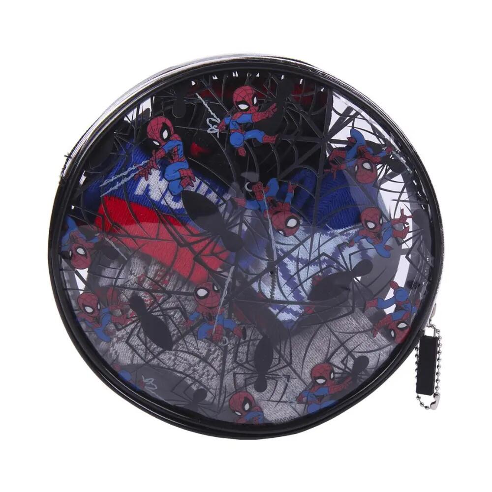 Pack 5 Calcetines Spiderman Con Neceser 3/3