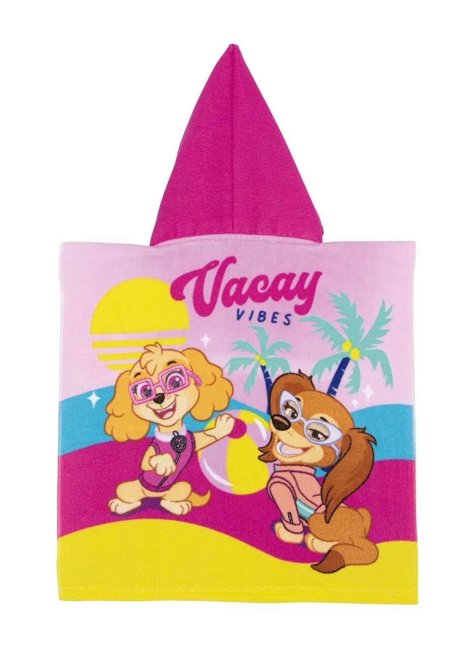 Prosop de plajă, Poncho, pentru copii, model Skye-Paw Patrol, 55x55 cm, Arditex 3/3