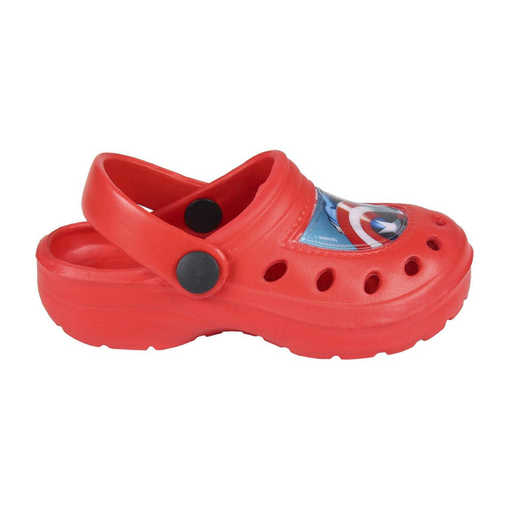 Zuecos Clogs Capitán América Rojo 2/3