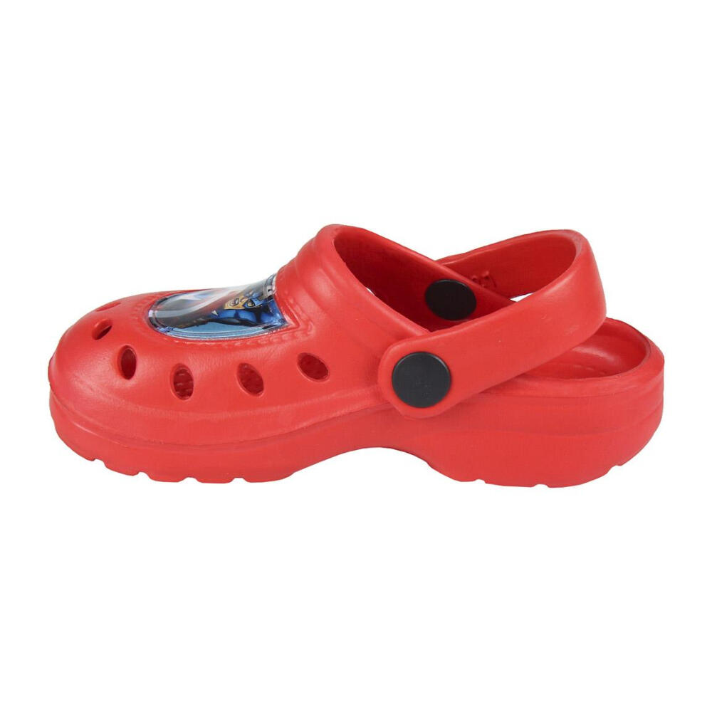 Zuecos Clogs Capitán América Rojo 3/3
