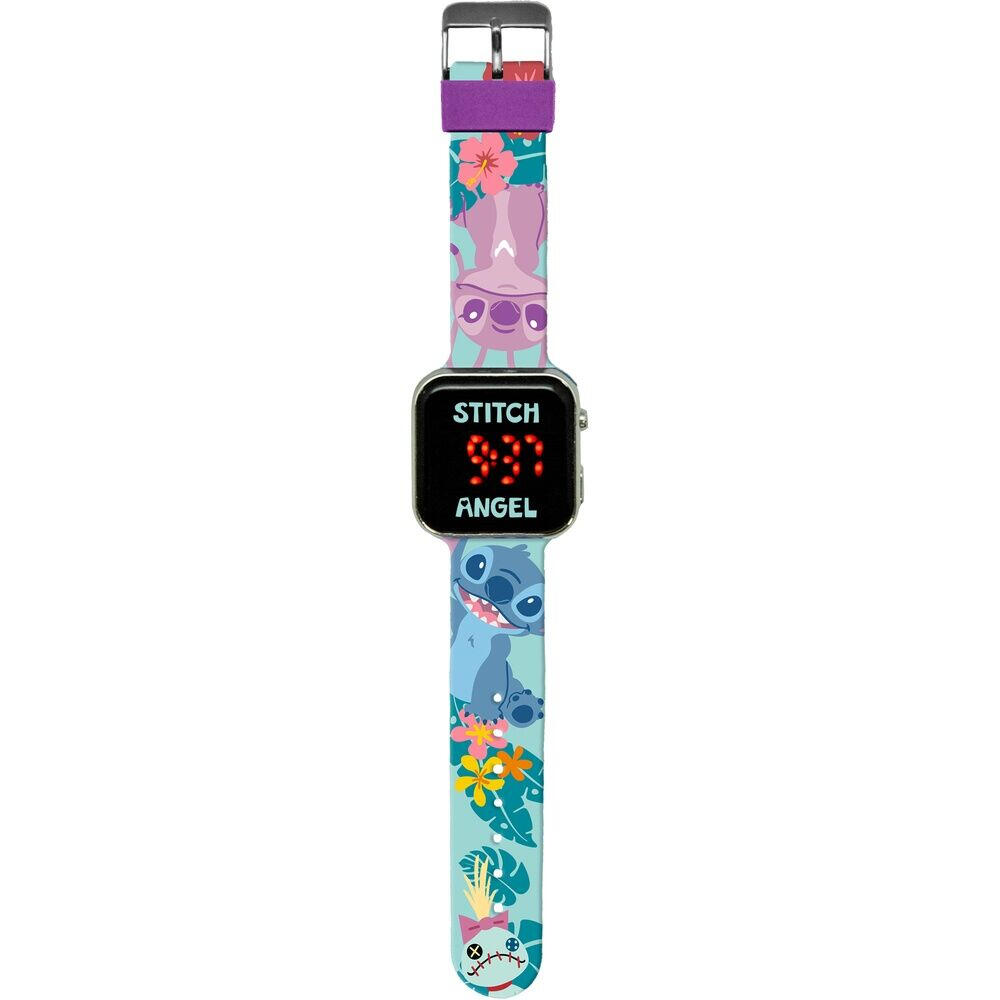 Reloj de Pulsera Led Stitch Tropical Niña 2/3