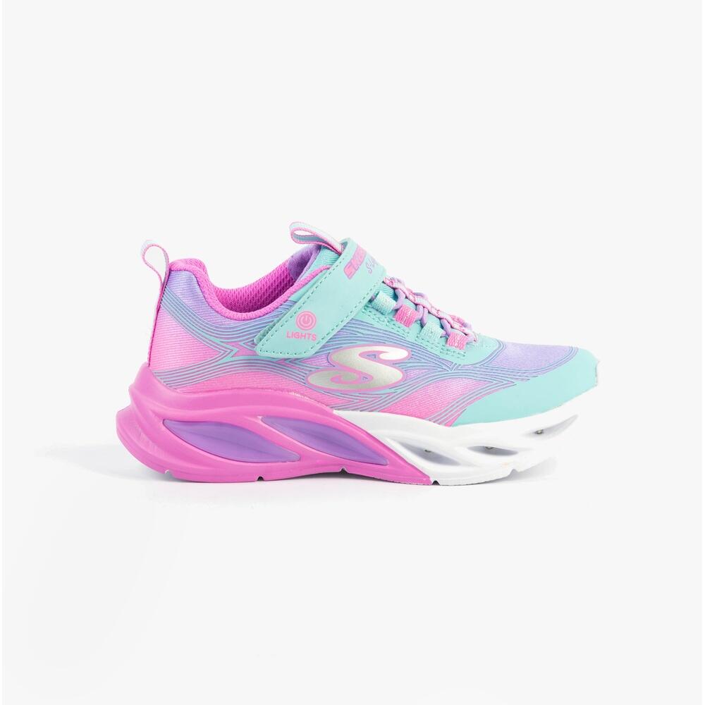 Girls Trainers Sports Low Top Lace Up 303712l/tqmt Cosmic Glow