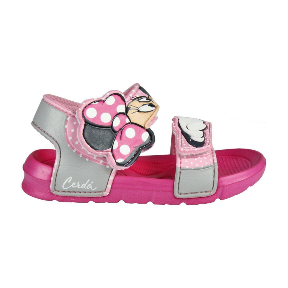 Sandalias Minnie Mouse Niña Goma Rosa 2/3