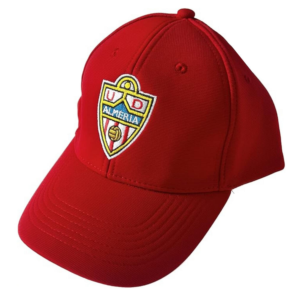 Gorra - Fútbol - Hombre - Snapback ajustable, Bordada - UD Almería - Roja 2/3