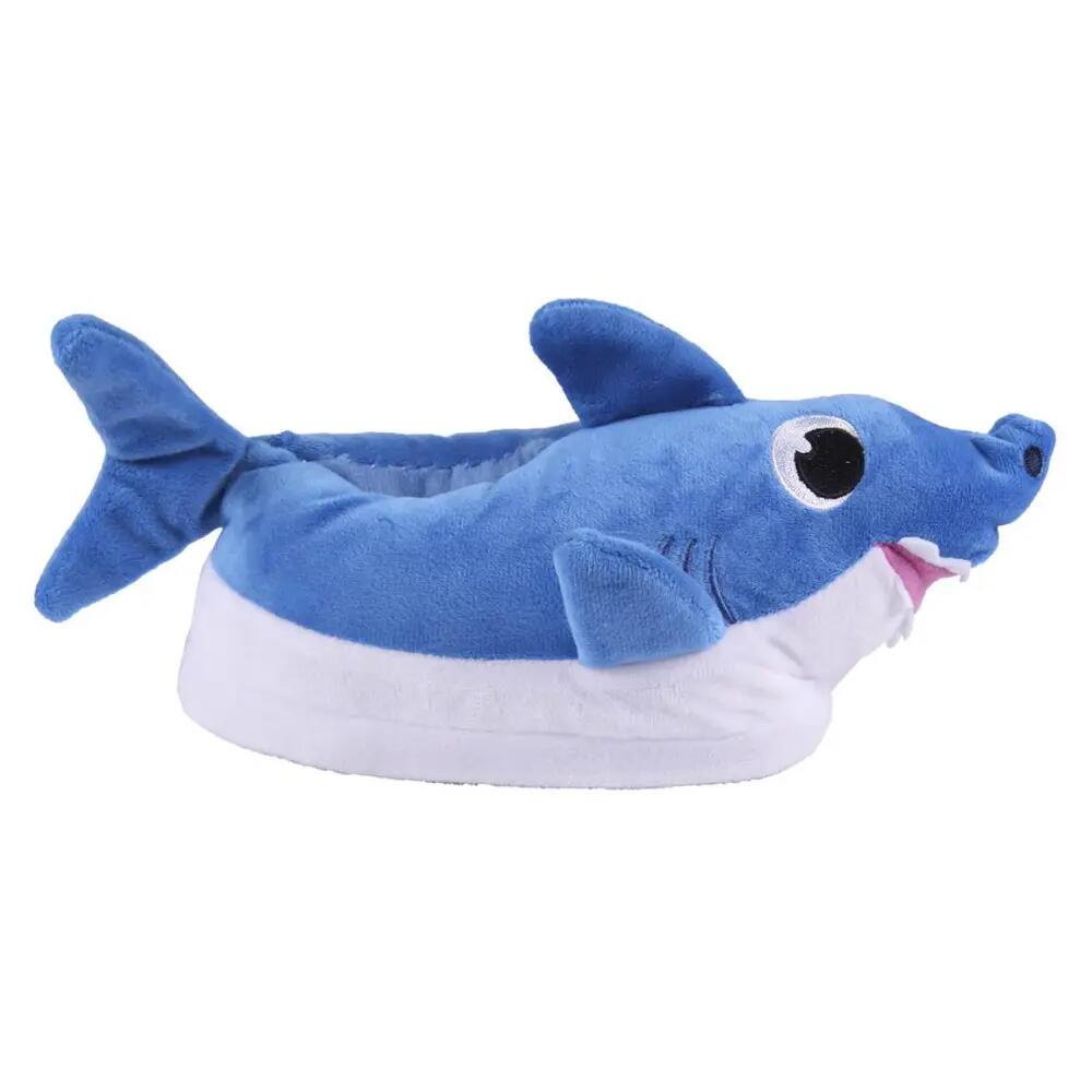 Zapatillas De Casa 3D Baby Shark Niño Azules 2/3