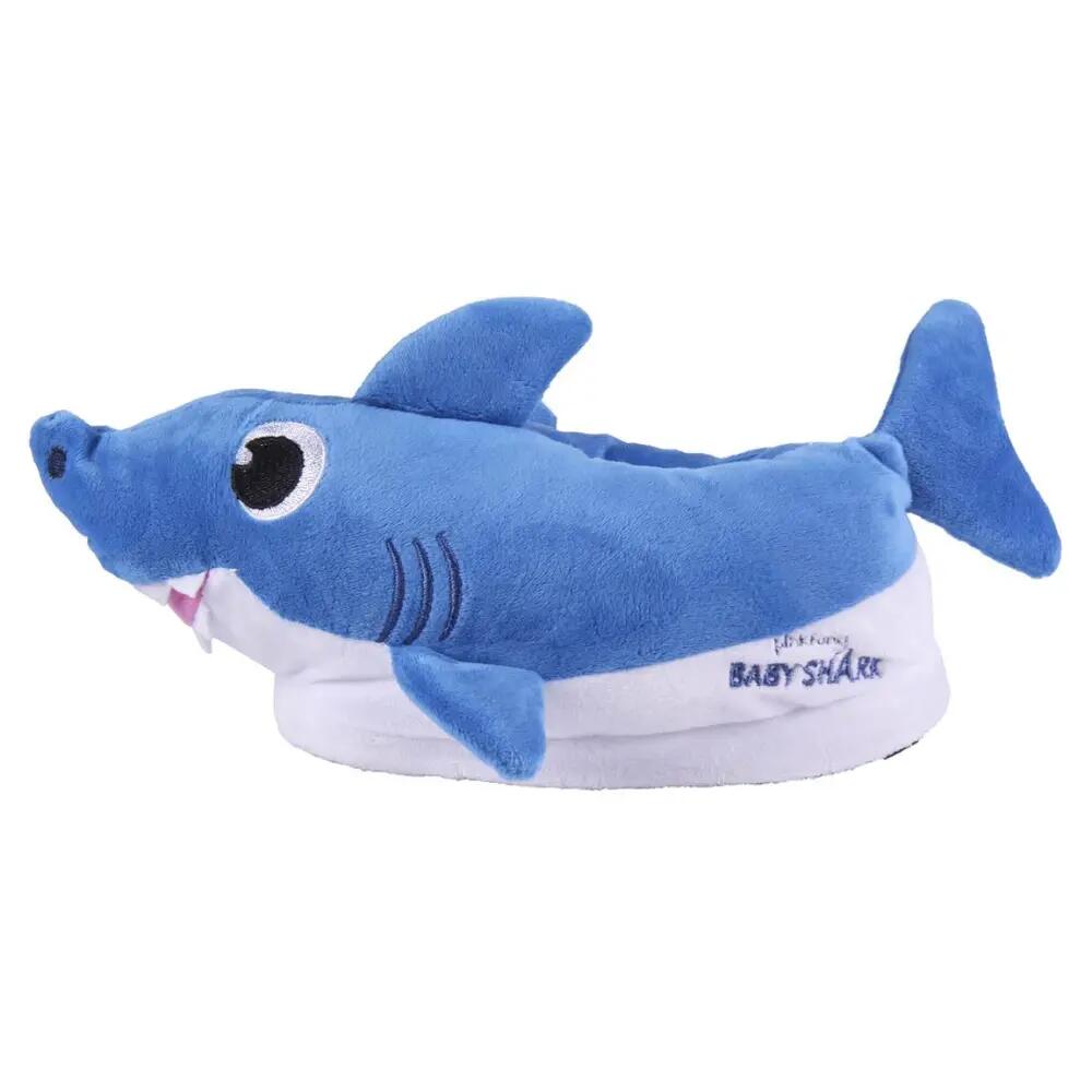 Zapatillas De Casa 3D Baby Shark Niño Azules 3/3