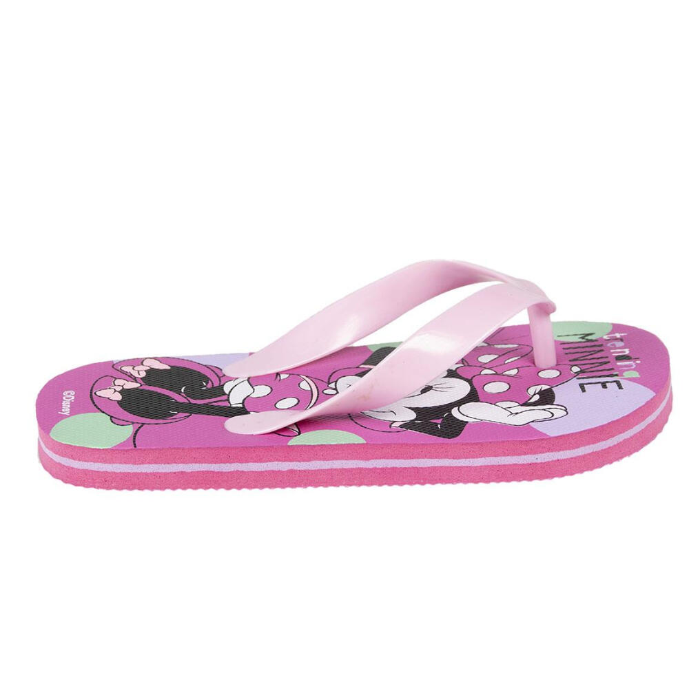 Chanclas Minnie Mouse Niña Rosa 2/3