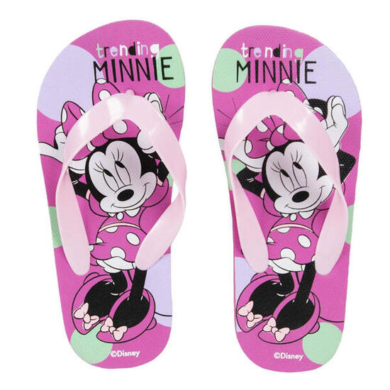 Chanclas Minnie Mouse Niña Rosa