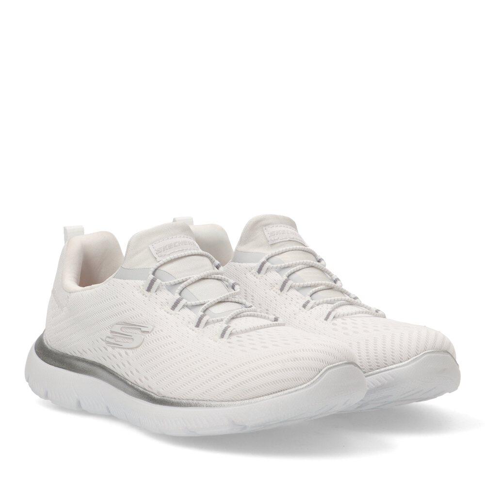 Deportivas Casual Mujer Suela Plana - Modelo 149036 Blanco 2/6