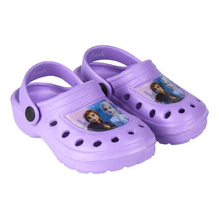 Zuecos Clogs Frozen Lila