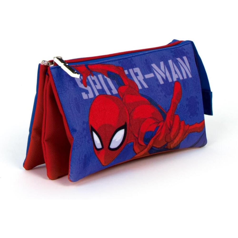 Estuche Portatodo Triple Spiderman Wall 2/3