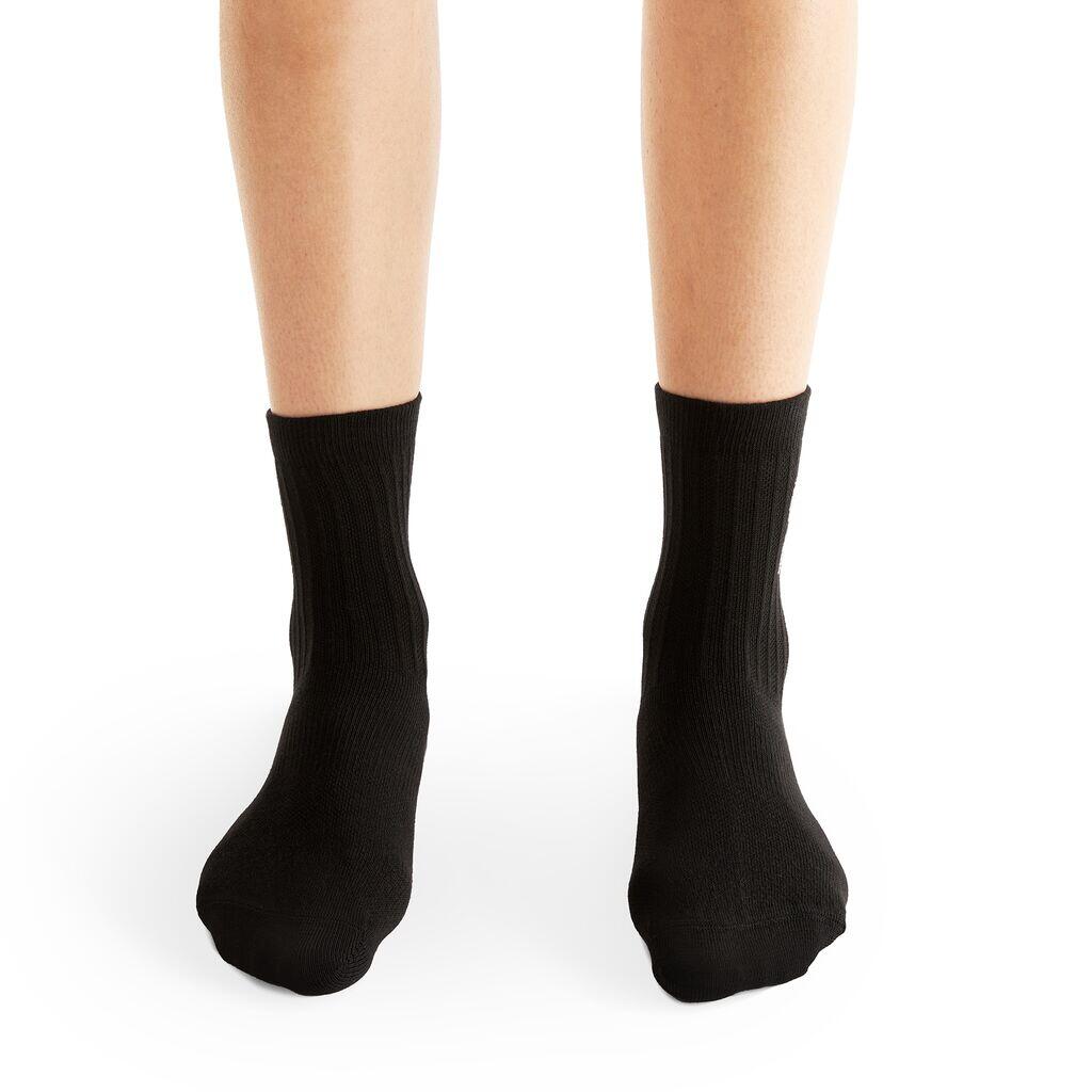 LOGO SOCK BLACK UNISEX (3X) 2/3