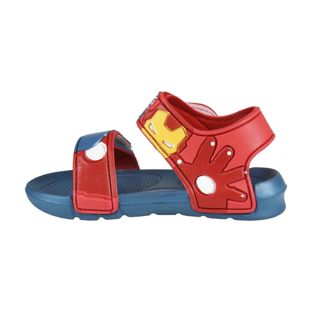 Sandalias Capitán América Niño Goma Azules 3/3