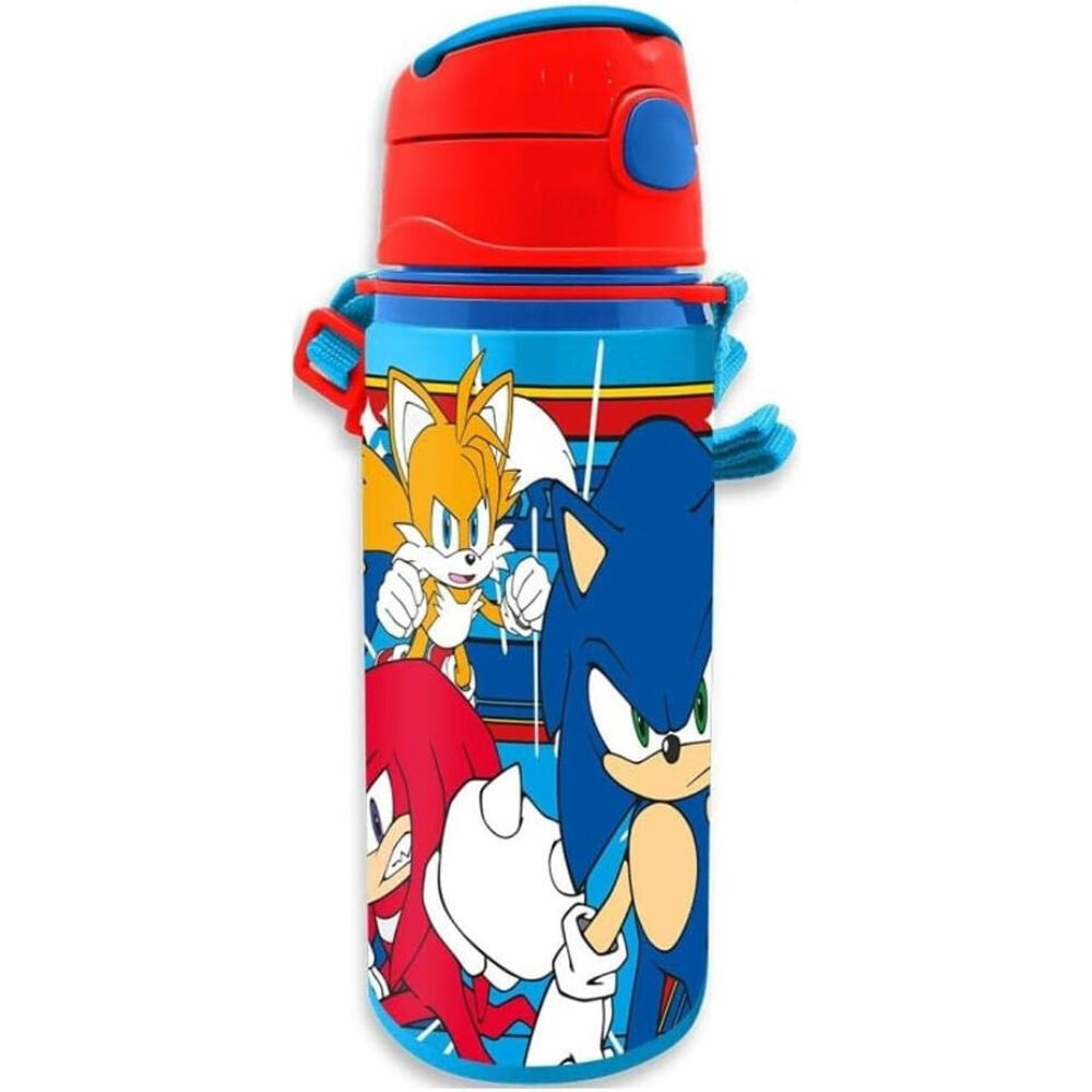 Botella Cantimplora de Aluminio Sonic The Hedgehog 600 ML 1/3