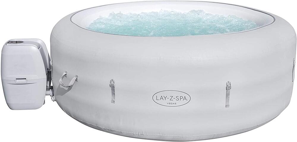 Bestway Brown Lay-Z-Spa Vegas AirJet Inflatable Hot Tub 4/5