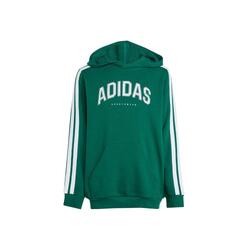 Sweat-shirts à capuche polaires pour enfant Adidas Colleg vert.