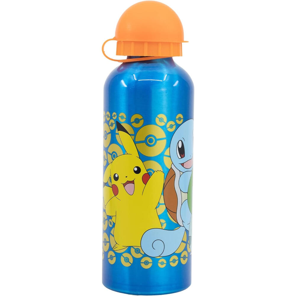 Botella de aluminio - Bidón de viaje - Unisex - 530 ml - Pokémon - Azul 2/3