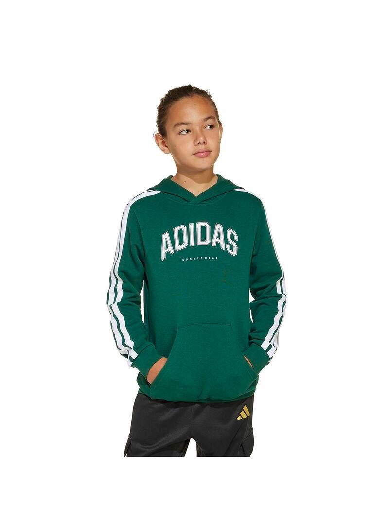 Sweat-shirts à capuche polaires pour enfant Adidas Colleg vert. 2/5