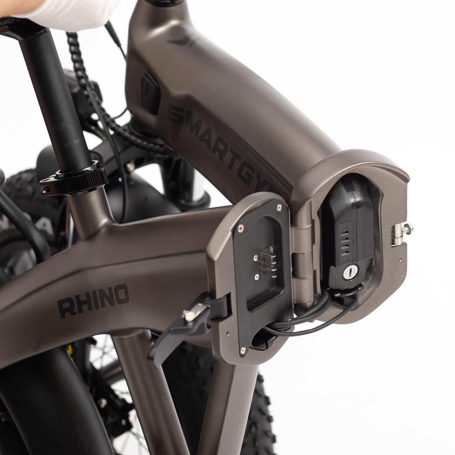 Bicicleta Eléctrica Plegable SmartGyro Ebike Rhino 250W 48V 15Ah 7/7