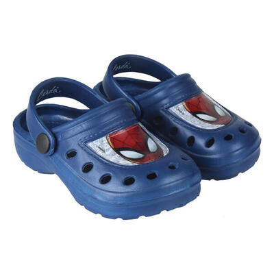 Zuecos Clogs Spiderman Azul