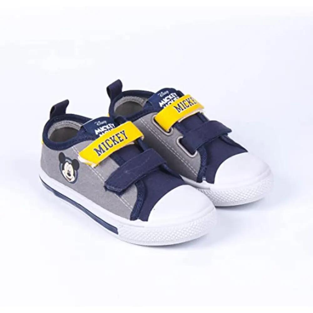 Zapatillas Loneta con Luces Mickey Mouse Niño Grises 3/3