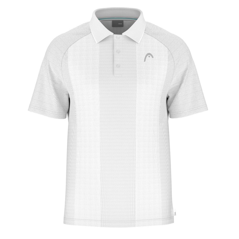 Polo Performance Homme Blanc 4/4
