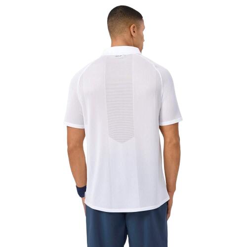 Polo Performance Homme Blanc 2/4