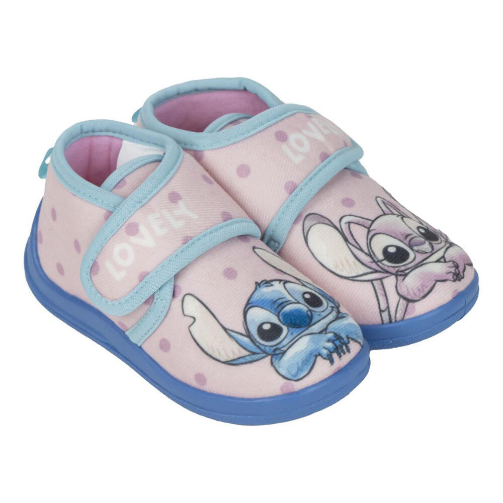 Zapatillas de Casa Media Bota Stitch Lovely Rosa Niña 1/3