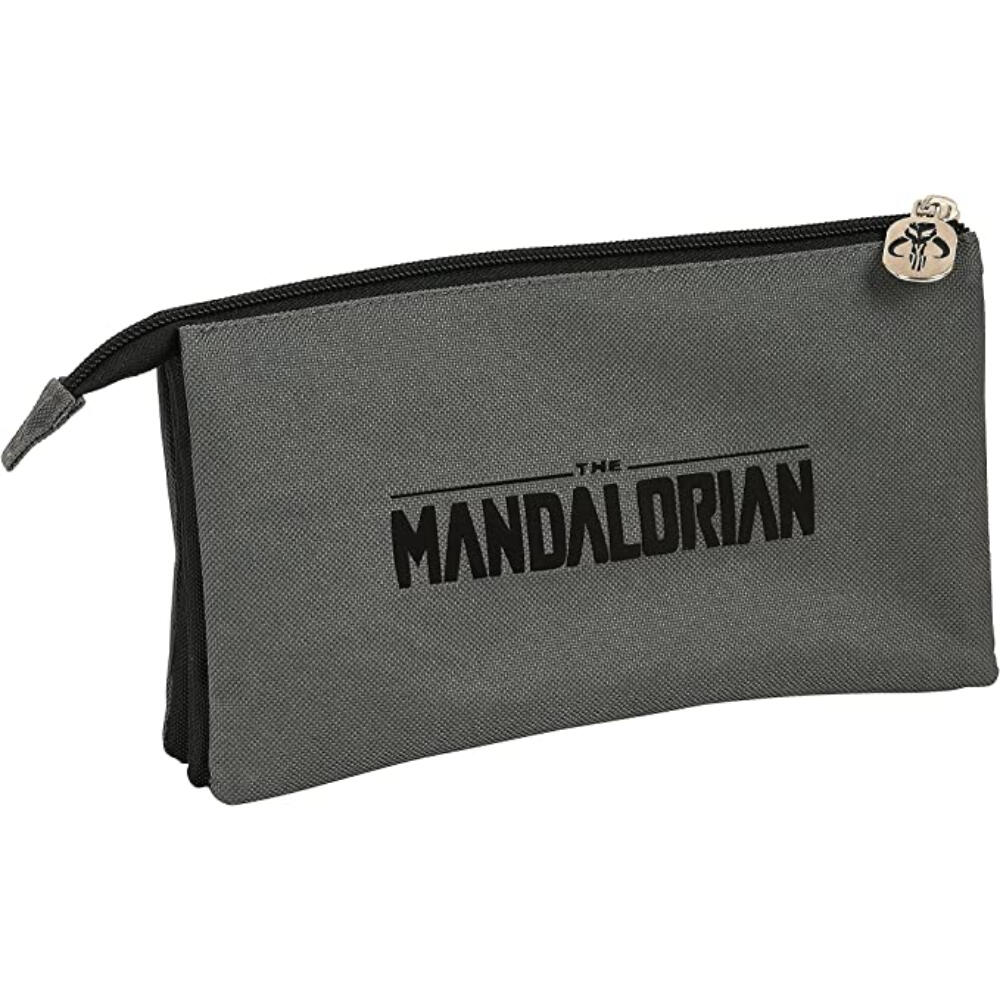 Estuche Portatodo Triple Star Wars The Mandalorian Gris 2/3