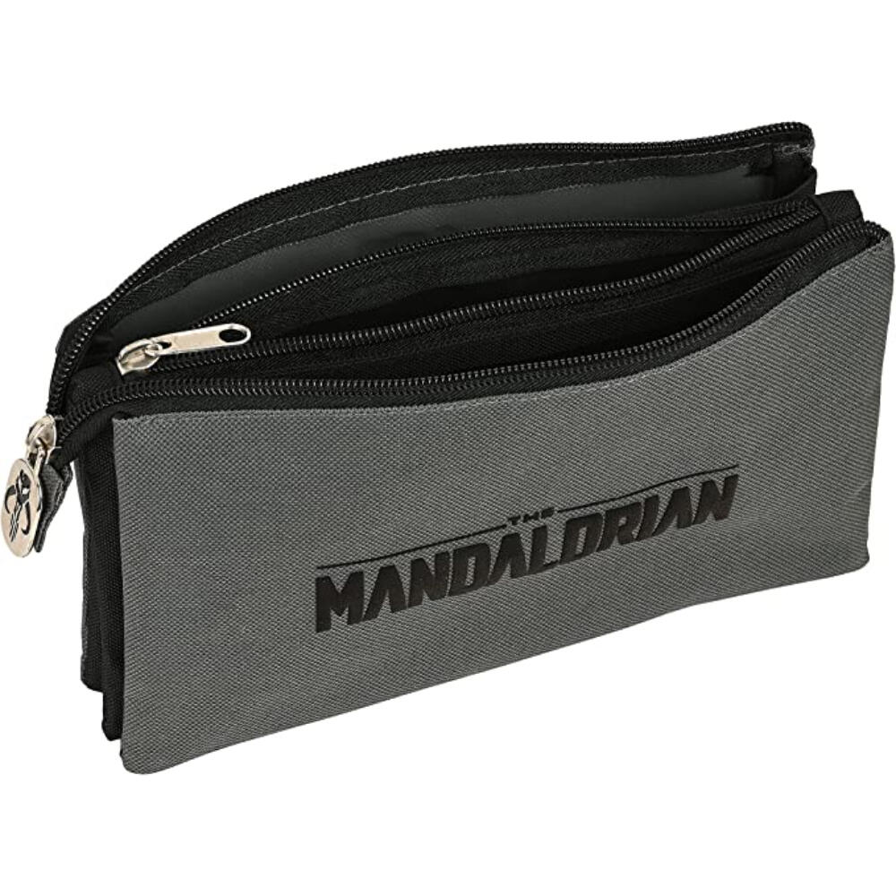 Estuche Portatodo Triple Star Wars The Mandalorian Gris 3/3