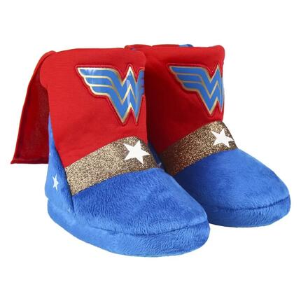 Zapatillas De Casa Bota 3D Wonder Woman Niña