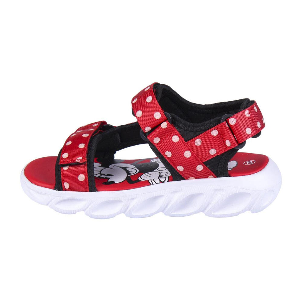 Sandalias con Velcro Minnie Mouse Rojas Niña 2/3