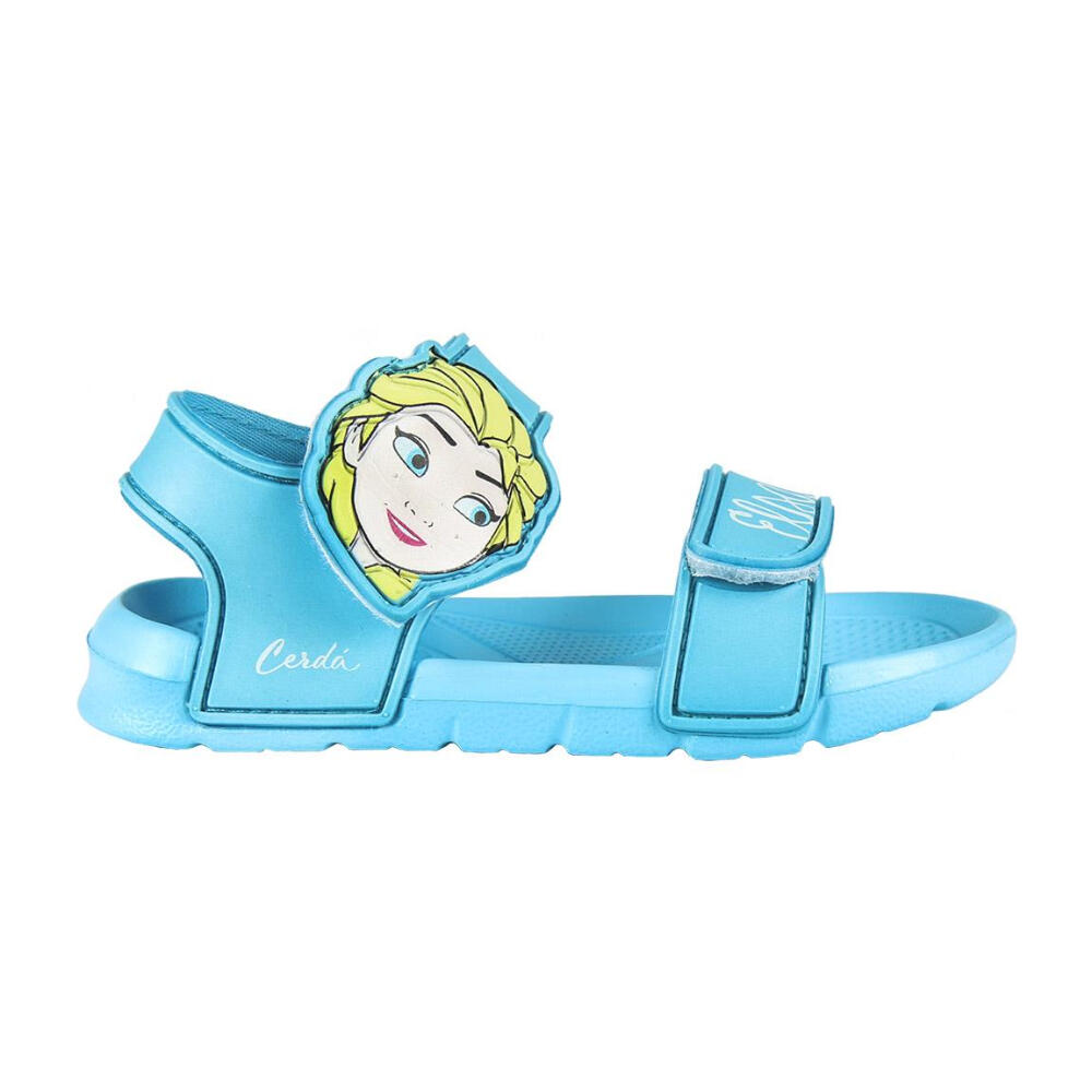 Sandalias Frozen Niña Goma Azules Elsa 2/3