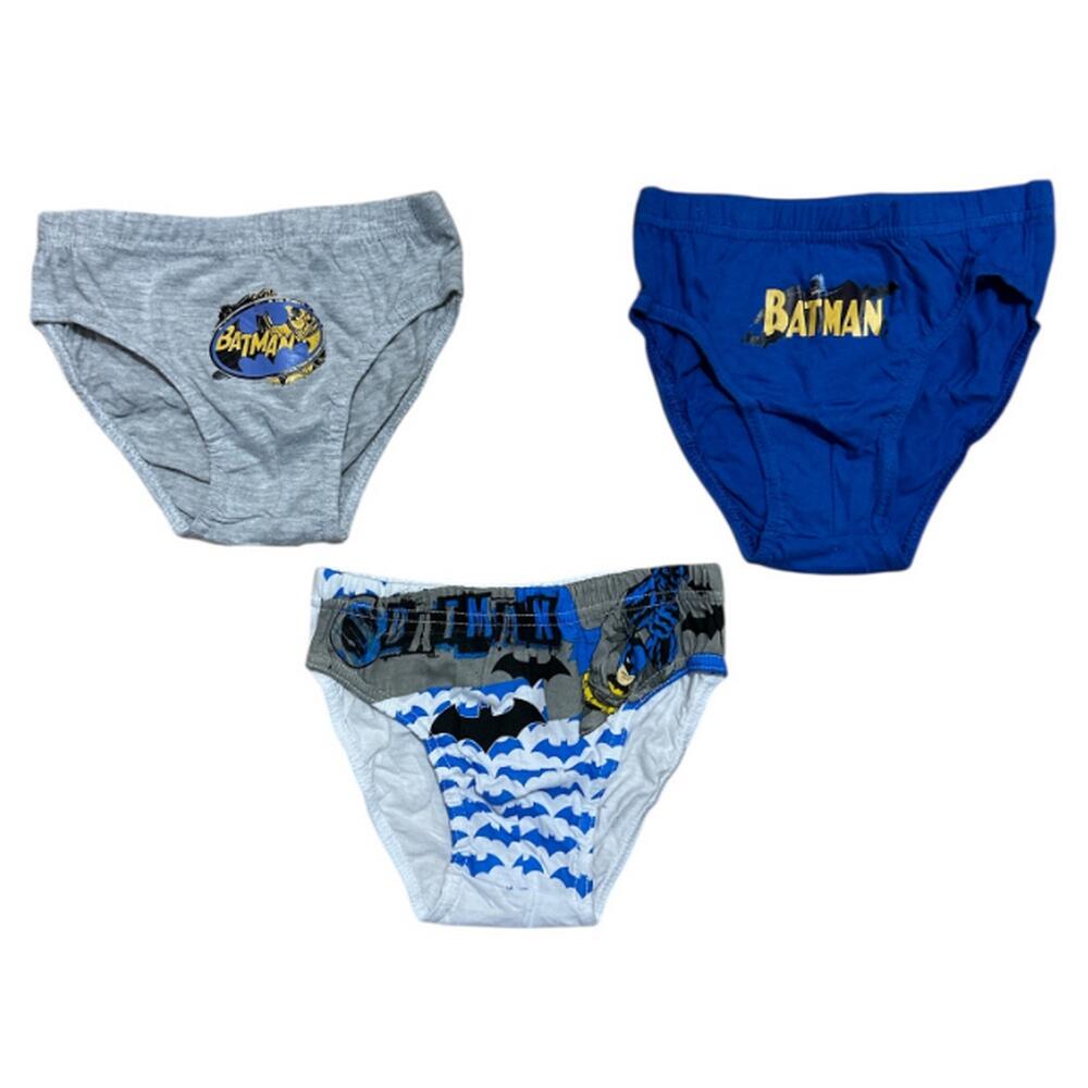 Pack Tres Slips Batman Varios Colores Niño 3/3